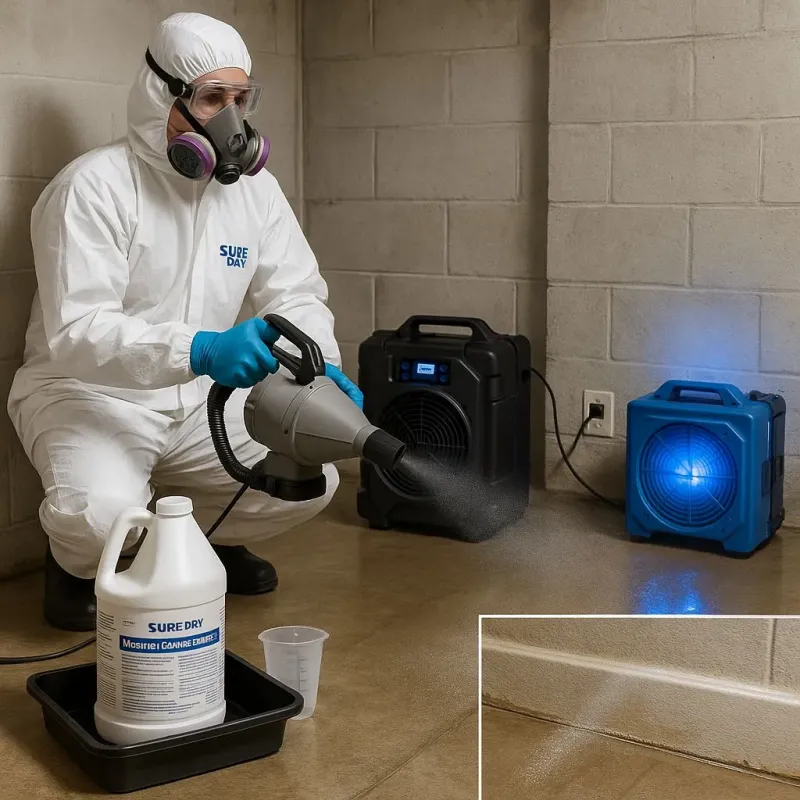 Sanitization and Odor Removal process in Imlay City, MI